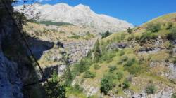 Vue prise d'une voie / Les Étroits (Provence-Alpes-Côte d'Azur)