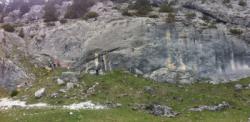 Falaise du col des Glières