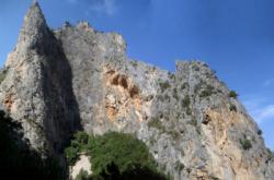 Vue des secteurs de la partie de droite du canyon depuis les secteurs de gauche du canyon / Sa Gubia