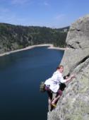 Rocher Hans du lac blanc