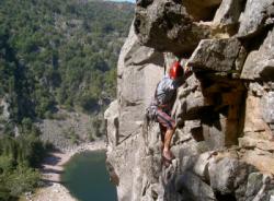 Rocher Hans du lac blanc