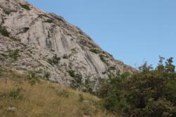 Partie gauche de la falaise / Portafortuna
