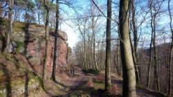 Vue sur le secteur vertical / Le saut du Prince Charles