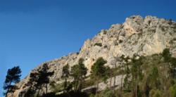 La longue face Sud-Est. / Peillon