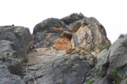 Ced  dans Big wall speed climbing L5 6a  / Paklenica