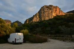 parking of the crag / L'Ocaive